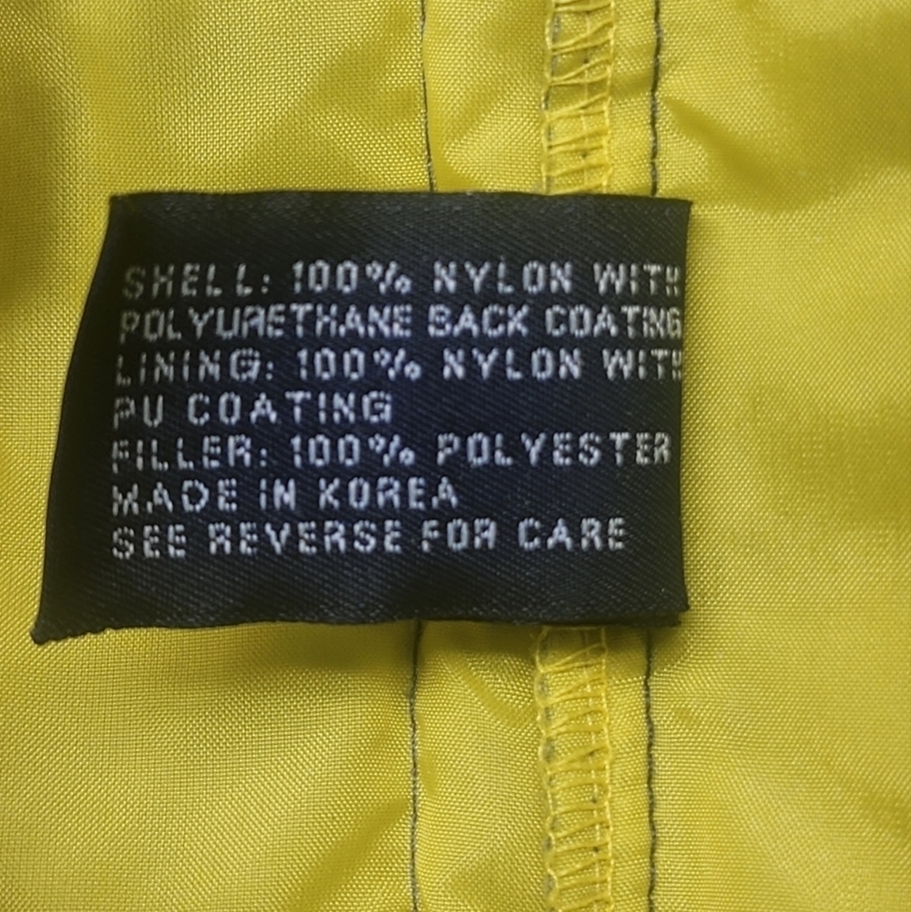 Structure Men's Gray Quilted Yellow Lined Vest XL - Picture 10 of 11